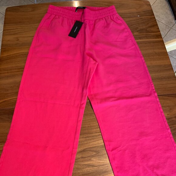 Banana Republic blouse, EUC, Sz large, tunic, long sleeve, intense pink - Picture 8 of 15